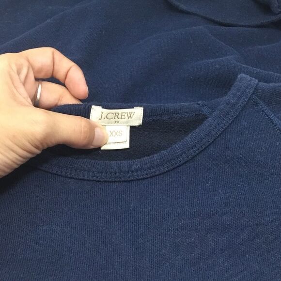 J. Crew Blue Sweatshirt Dress (H12) - Picture 6 of 6